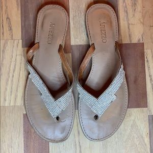 Arezzo sparkly flats